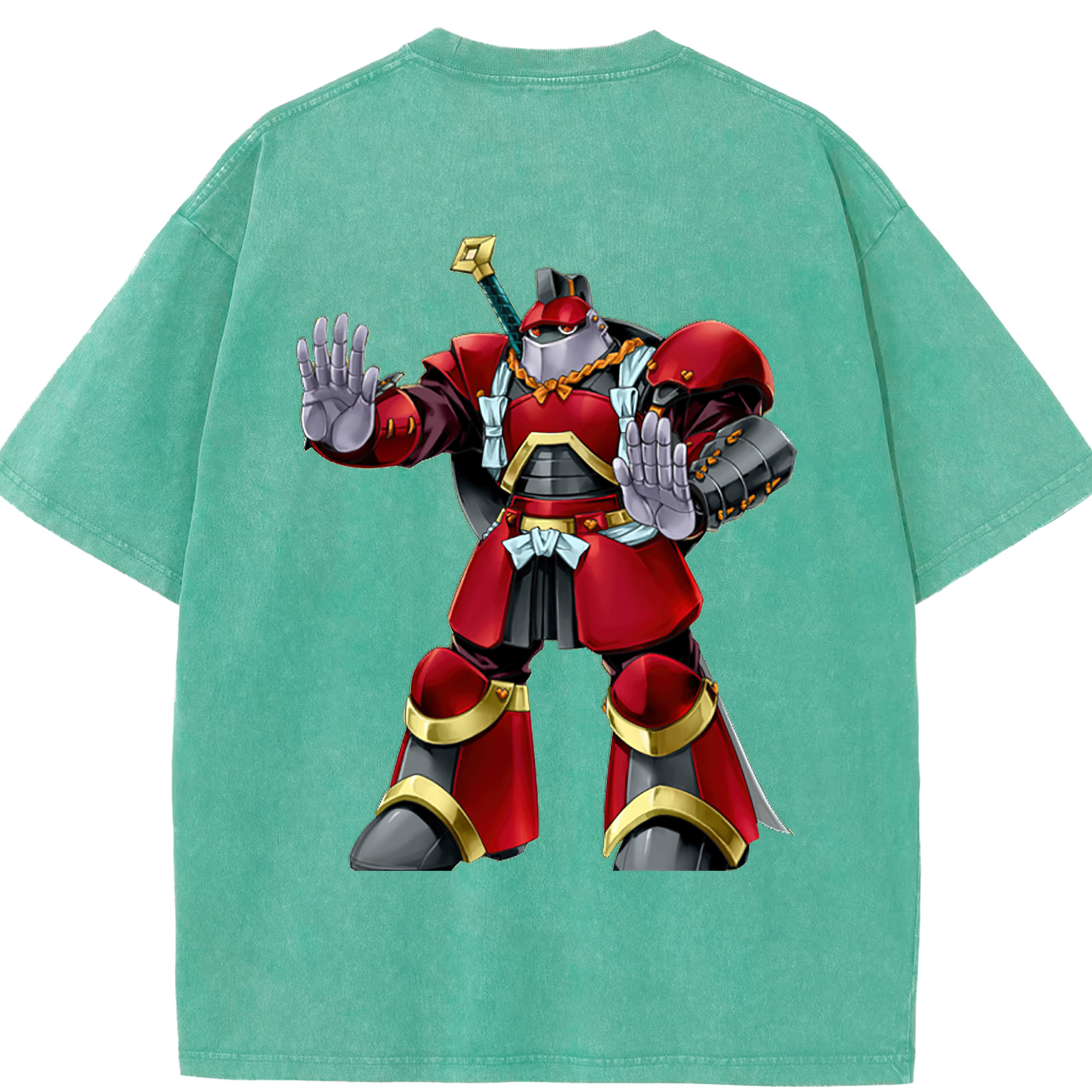 （画像用） 遊☆戯☆王 Yu-Gi-Oh! 綿100% ヴィンテージ風 半袖Tシャツ（背面プリント）